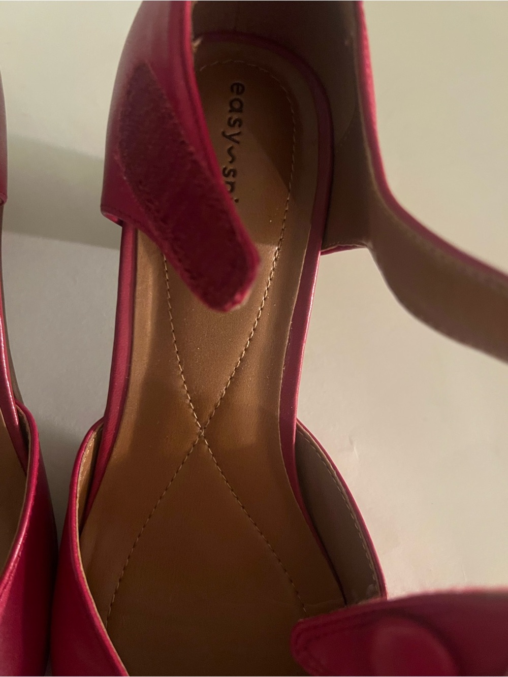 Easy Spirit Clarice Red Mary Janes with Heel, Size 10 - Picture 2 of 10